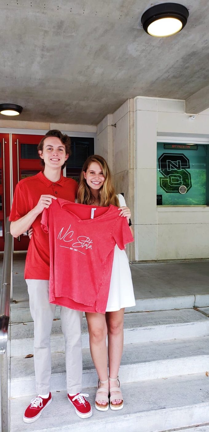 Catherine and Noah at NC State